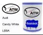 Preview: Audi, Candy White, LB9A: 500ml Lackdose, von ATW Autoteile West.